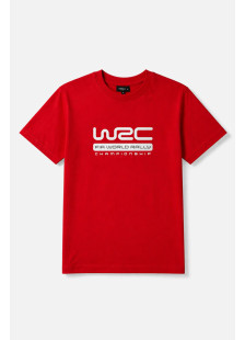 TRX men's red cotton T-shirt with WRC TRAX print