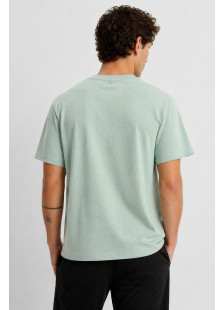 TRX men's mint cotton T-shirt with Positano print