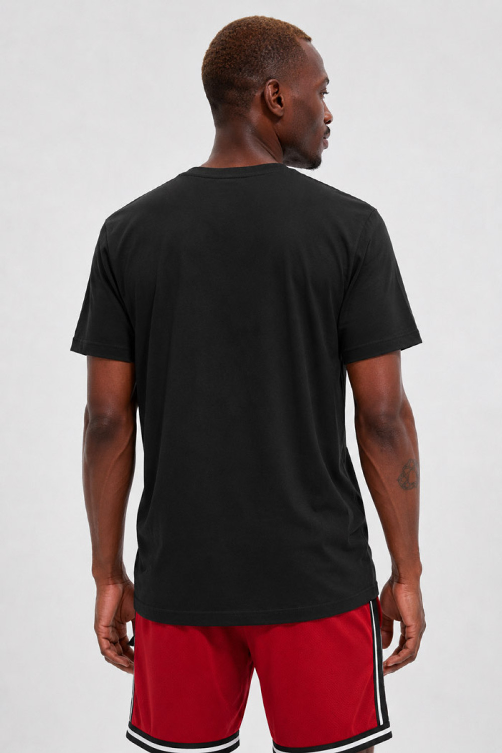 TRX men's black cotton T-shirt with Slum Dunk print