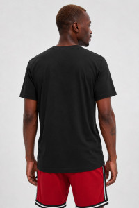 TRX men's black cotton T-shirt with Slum Dunk print