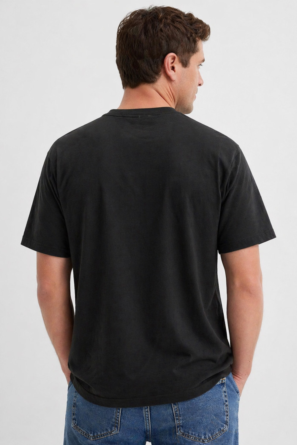 TRX men's black cotton T-shirt with Slum Dunk print