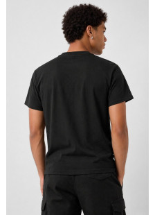 TRX men's black cotton T-shirt with print