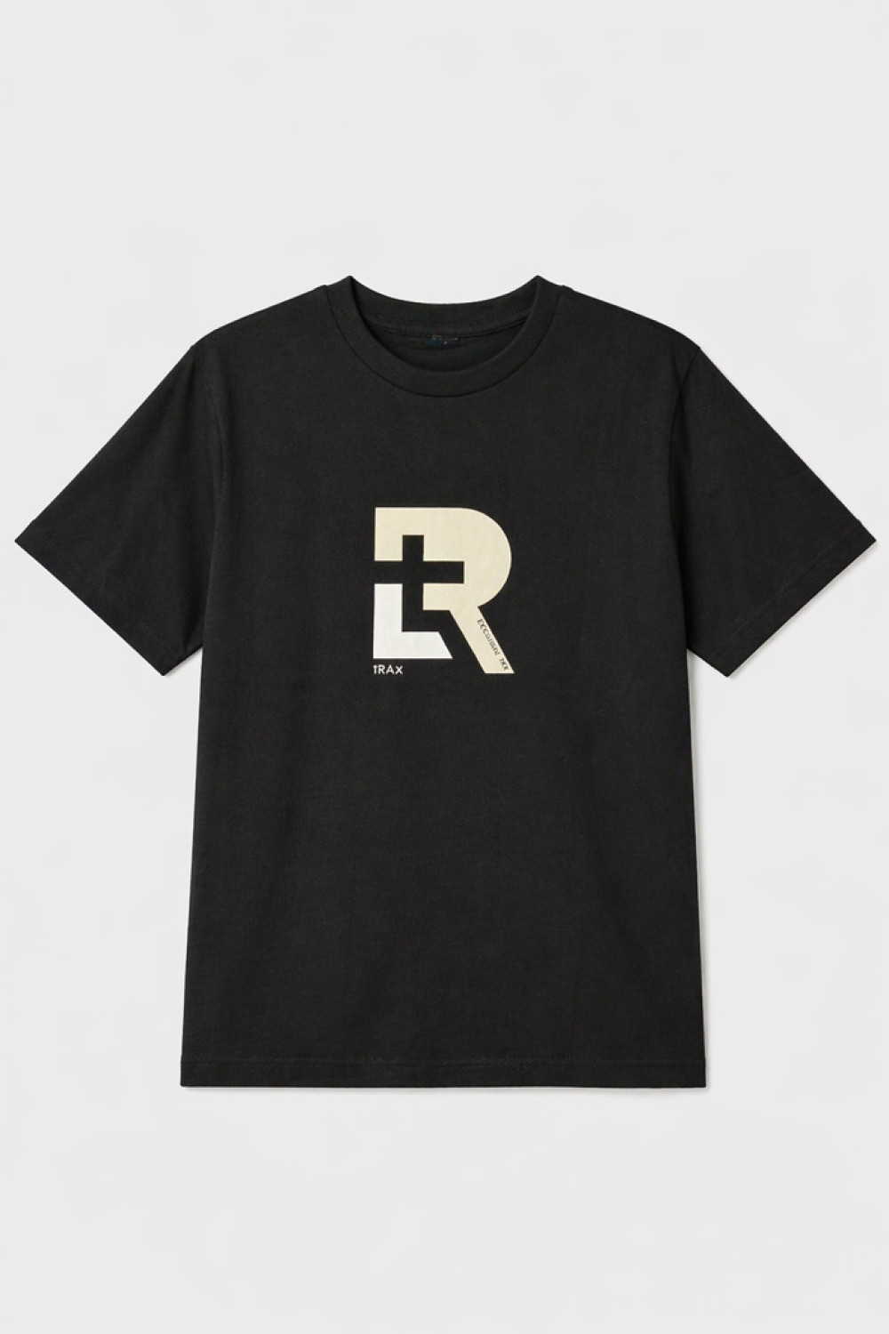 TRX men's black cotton T-shirt with print