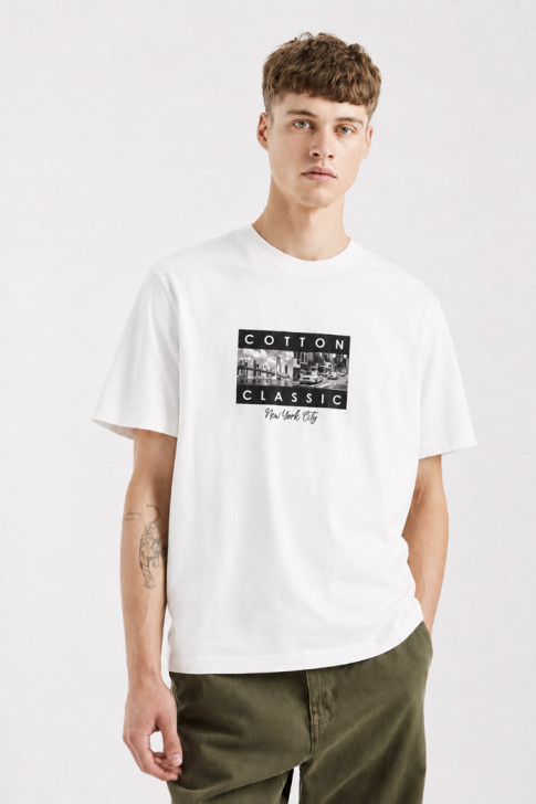 Cotton4all Classic New York Men's T-Shirt 26-421