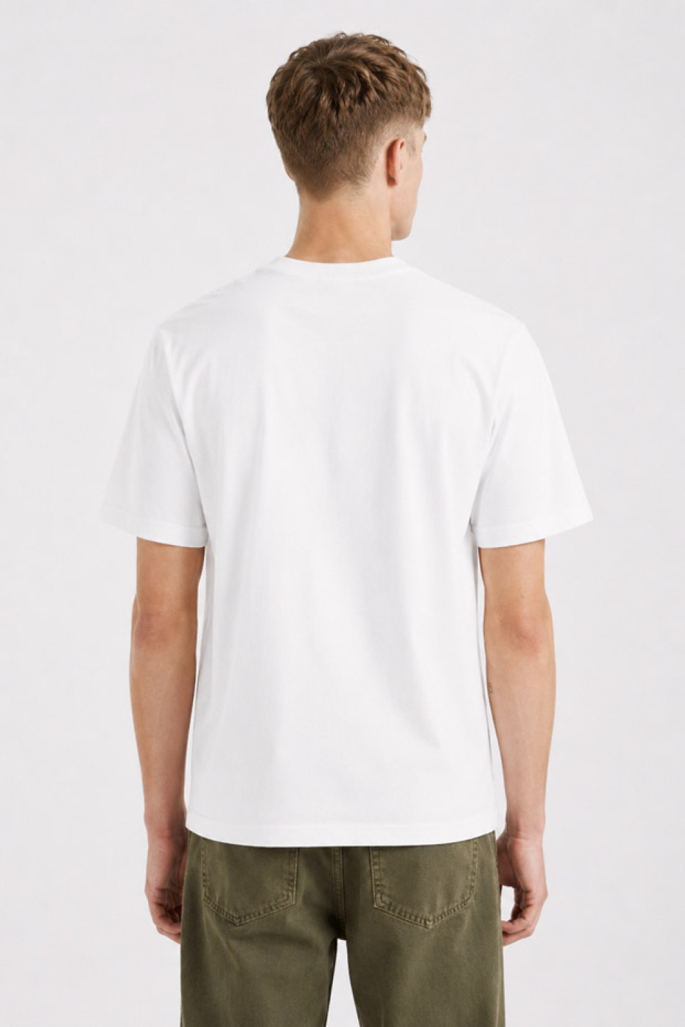 White Cotton4all men's T-shirt with New York City graphic print