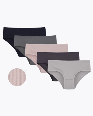 Donella Teen Girls' Briefs 5-Pack 5032PD2
