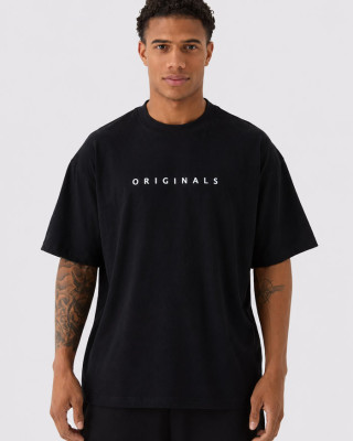 Cotton4all Oversized Men's T-Shirt TRUTH 26-431 Black
