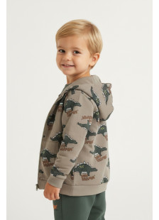 TRAX boys' three-piece dinosaur print set