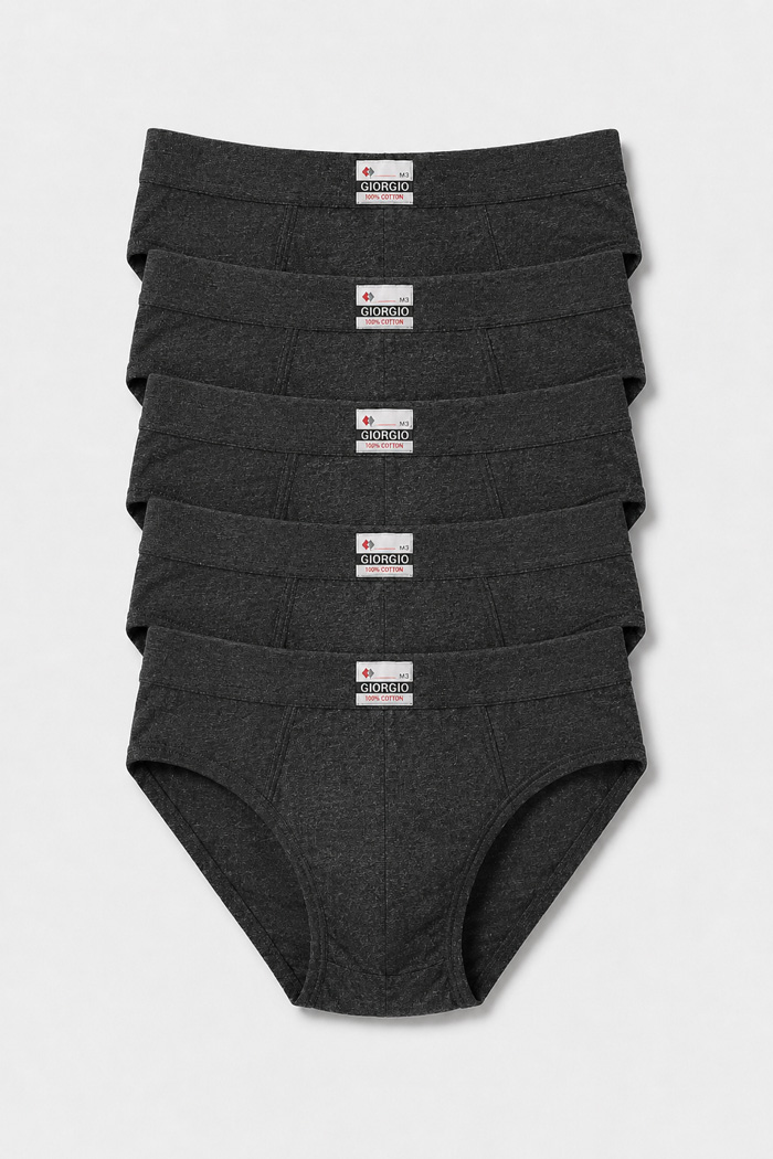 GIORGIO men's cotton briefs in a 5-pack