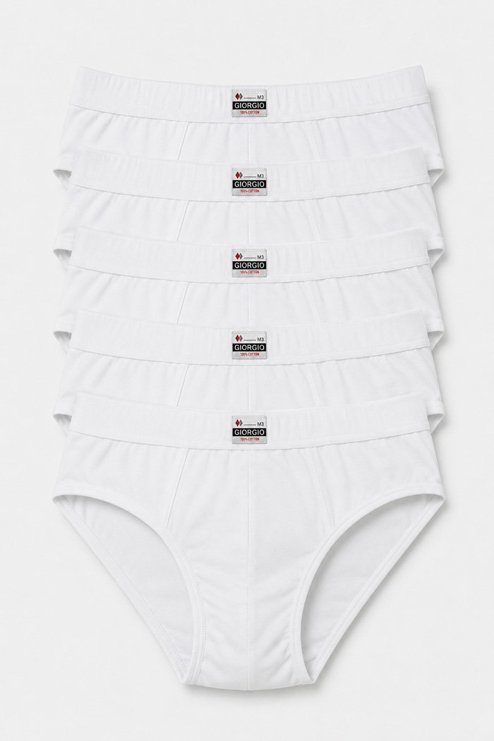GIORGIO men's cotton briefs in a 5-pack