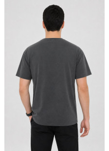 BODY MOVE plain short-sleeved V-neck T-shirt