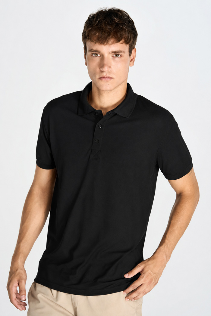 JHK men's short-sleeve piqué polo shirt