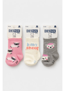 Design socks baby girl socks with sheep designs