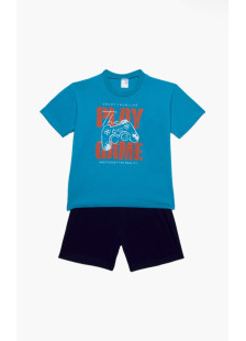 Pretty Baby boys’ royal blue summer pyjama set 63071