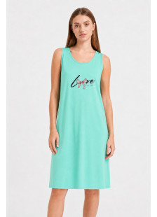 CHERRY LOVE sleeveless mint green nightdress CH-6034