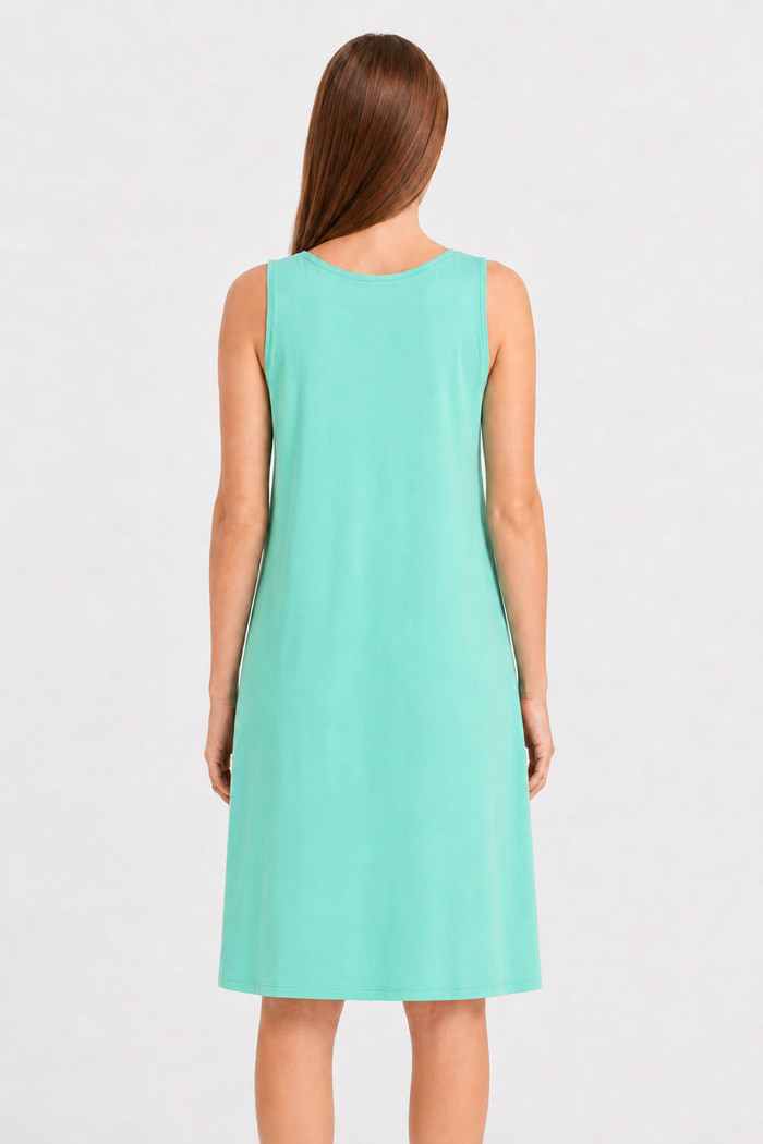 CHERRY LOVE sleeveless mint green nightdress CH-6034