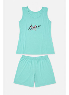 CHERRY LOVE summer pyjama set with Bermuda shorts CH-6033