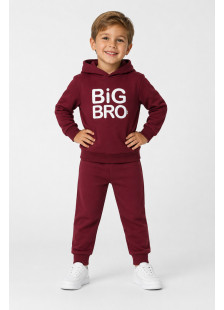 TRAX BIG BRO 50929 burgundy boys’ tracksuit set