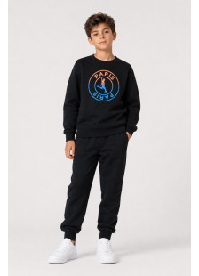 TRAX PARIS 50827 black boys’ tracksuit set