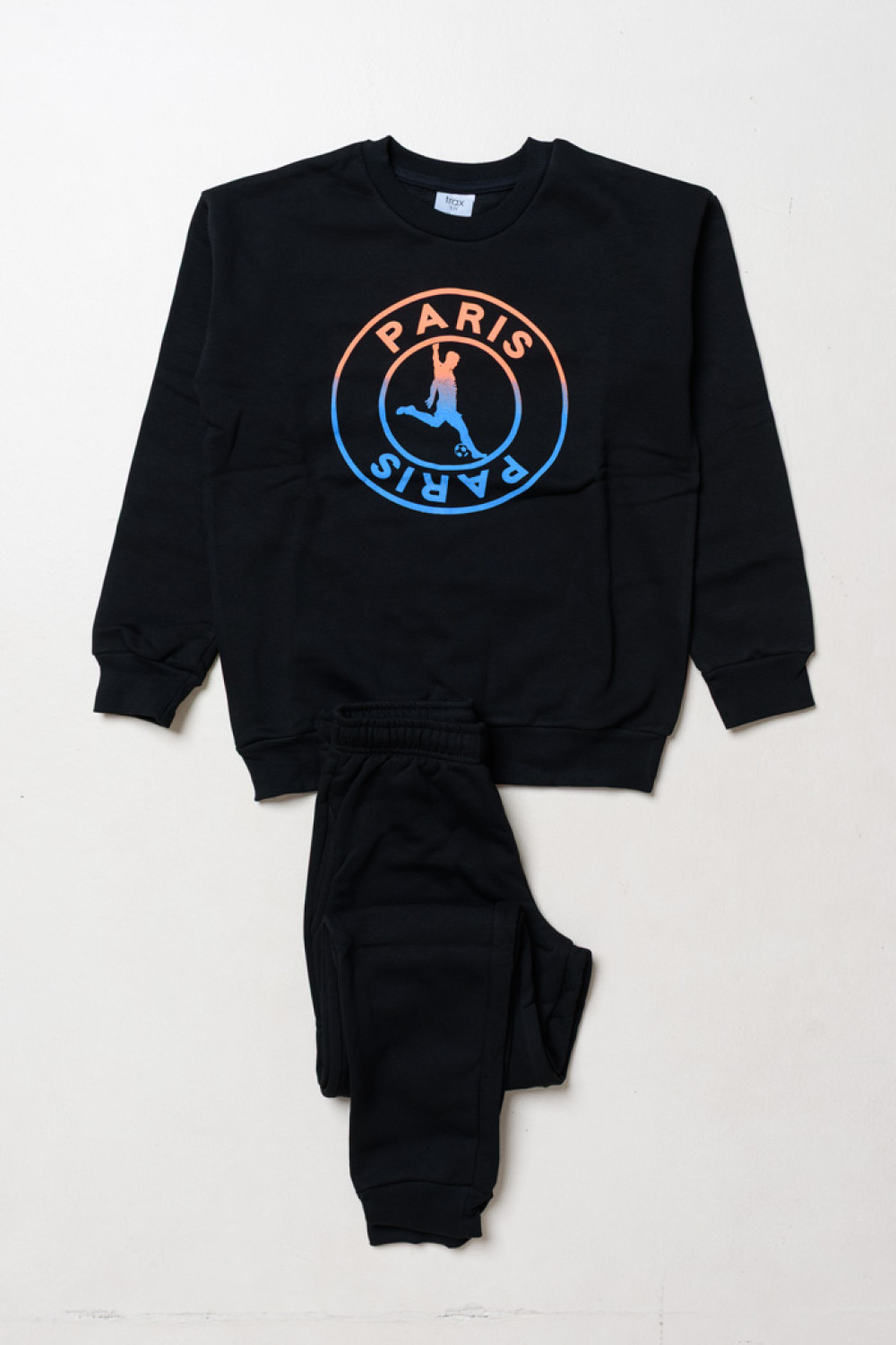 TRAX PARIS 50827 black boys’ tracksuit set