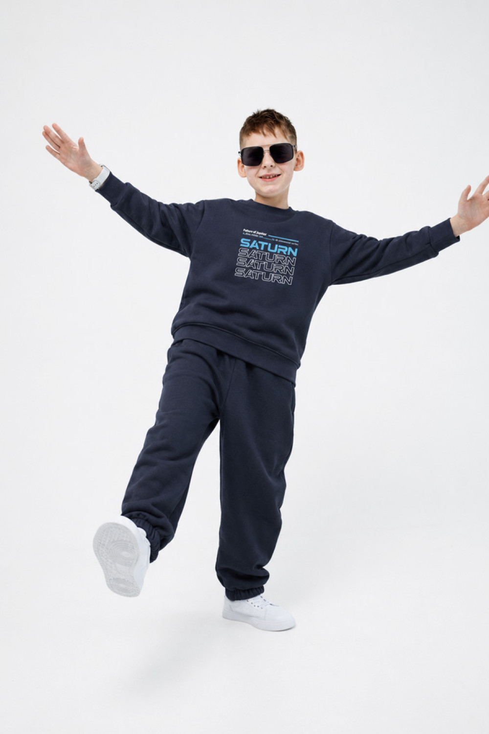 TRAX SATURN 50831 charcoal grey boys’ tracksuit set