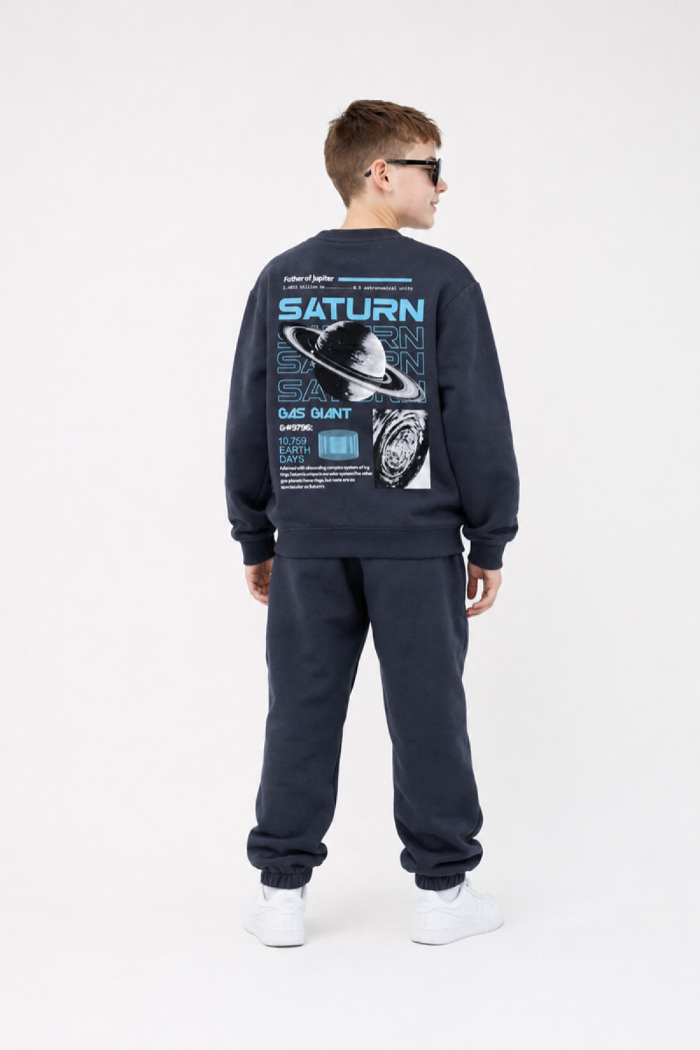 TRAX SATURN 50831 charcoal grey boys’ tracksuit set