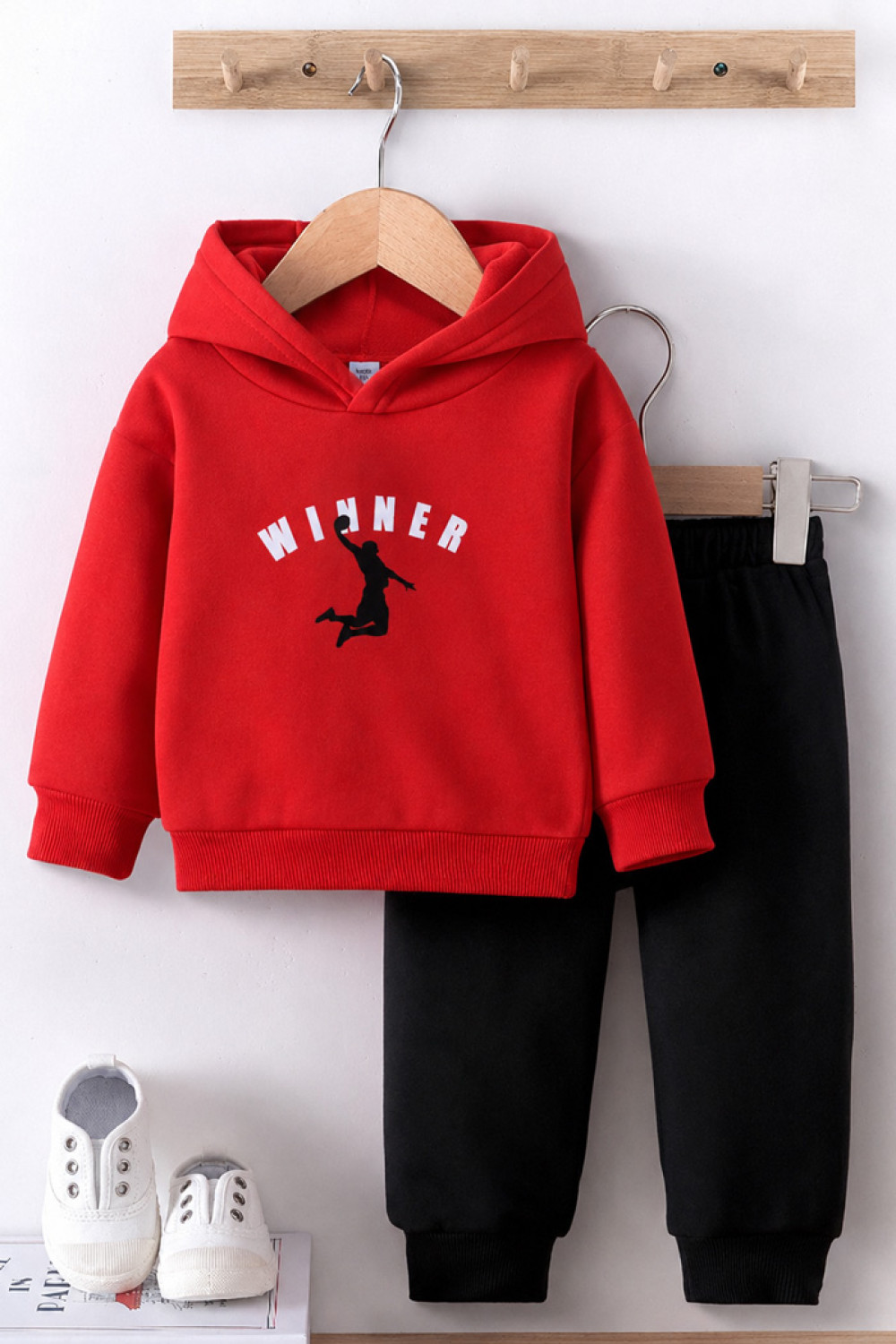 TRAX WINNER 50812 red and black boys’ tracksuit set