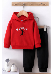 TRAX WINNER 50812 red and black boys’ tracksuit set