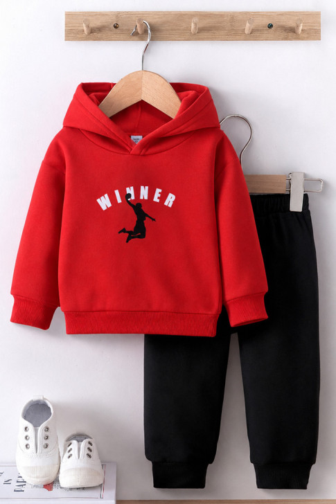 TRAX WINNER Boys’ Winter Tracksuit Set 50812 Red