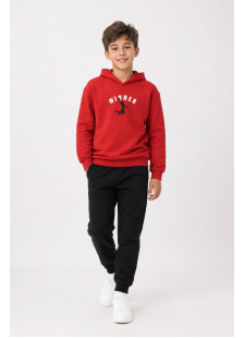 TRAX WINNER 50812 red and black boys’ tracksuit set