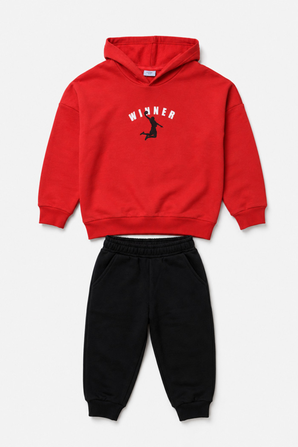 TRAX WINNER 50812 red and black boys’ tracksuit set