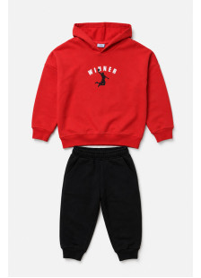 TRAX WINNER 50812 red and black boys’ tracksuit set