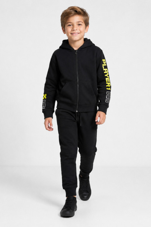 TRAX Player Boys' Winter Tracksuit Set 50805 – Black