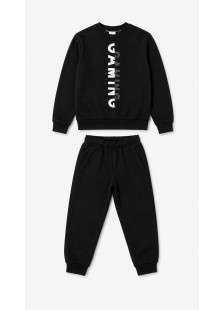 TRAX Gaming 50826 black boys' tracksuit set