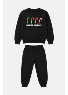 TRAX Holidays 50895 black boys' winter pyjamas