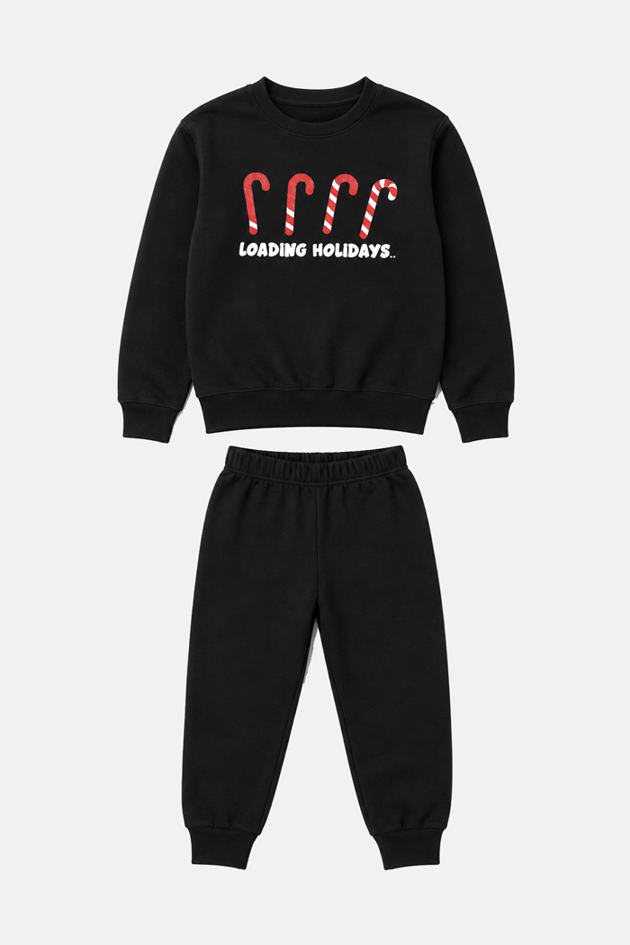 TRAX Holidays 50895 black boys' winter pyjamas