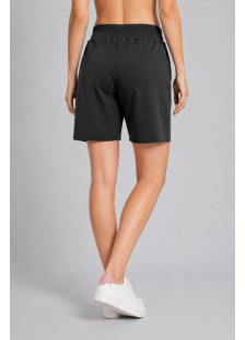 BODY MOVE 1481-BL black women's Bermuda shorts