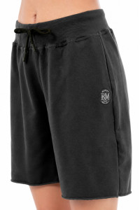 Schwarze BODY MOVE Damen-Bermudashorts 1481-BL
