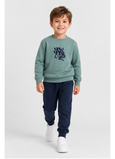 TRAX boys' mint and navy tracksuit set 50803