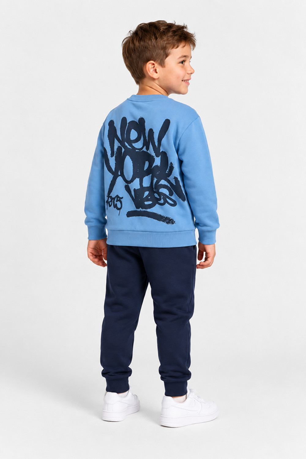 TRAX boys' mint and navy tracksuit set 50803