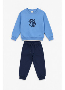 TRAX boys' mint and navy tracksuit set 50803