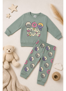 TRAX girls' aqua cotton pyjamas 50793