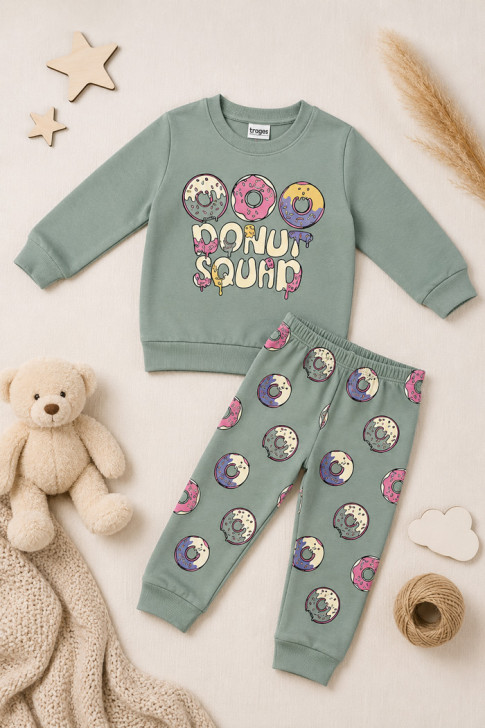 TRAX Girls' Aqua Cotton Pyjamas 50793