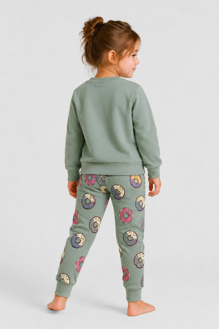 TRAX girls' aqua cotton pyjamas 50793