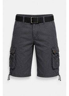 X-FEEL men's charcoal cargo shorts X-2265-4-3