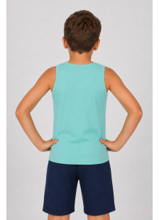 NINA CLUB children's sleeveless turquoise vest NINA-51
