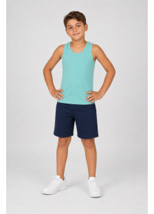 NINA CLUB children's sleeveless turquoise vest NINA-51