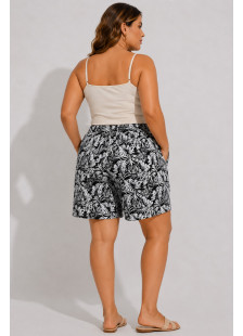 Women's fabric Bermuda shorts by POWER FLOWER