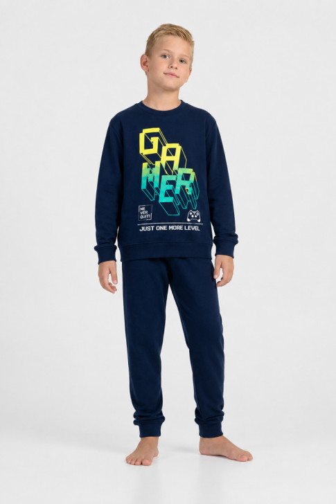TRAX Boys' Gamer Pyjama Set Navy 50891