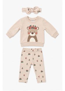 TRAX baby girls' clothing set with headband 50506